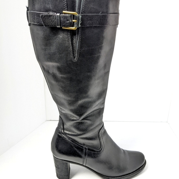 Ecco Shoes Ecco Leather Knee High Boots Poshmark